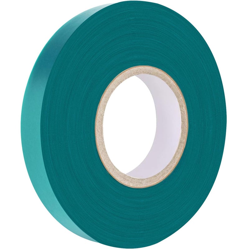 Easytle Stretch Tie Tape Roll, 1/2" 150ft Garden Tie Tape, Thick Sturdy Plant Ribbon Garden Green Vinyl Stake Gardening Tools for Indoor Outdoor Patio Plant Use - Image 1